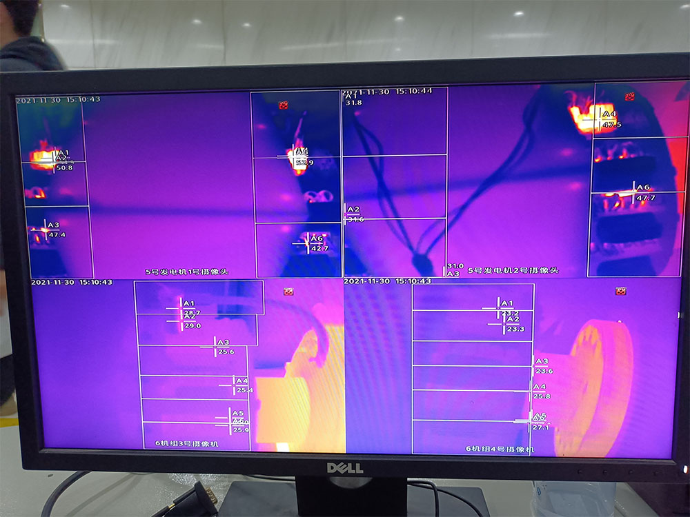 浙江浙能溫州發電有限公司5、6號發電機加裝紅外熱成像溫度監測系統